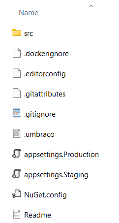 Umbraco files